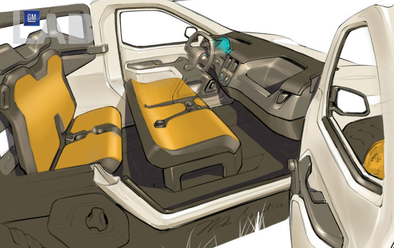 Illustration for article titled Bare Necessity Truck Concept Helps GM Forget Worries And Strife
